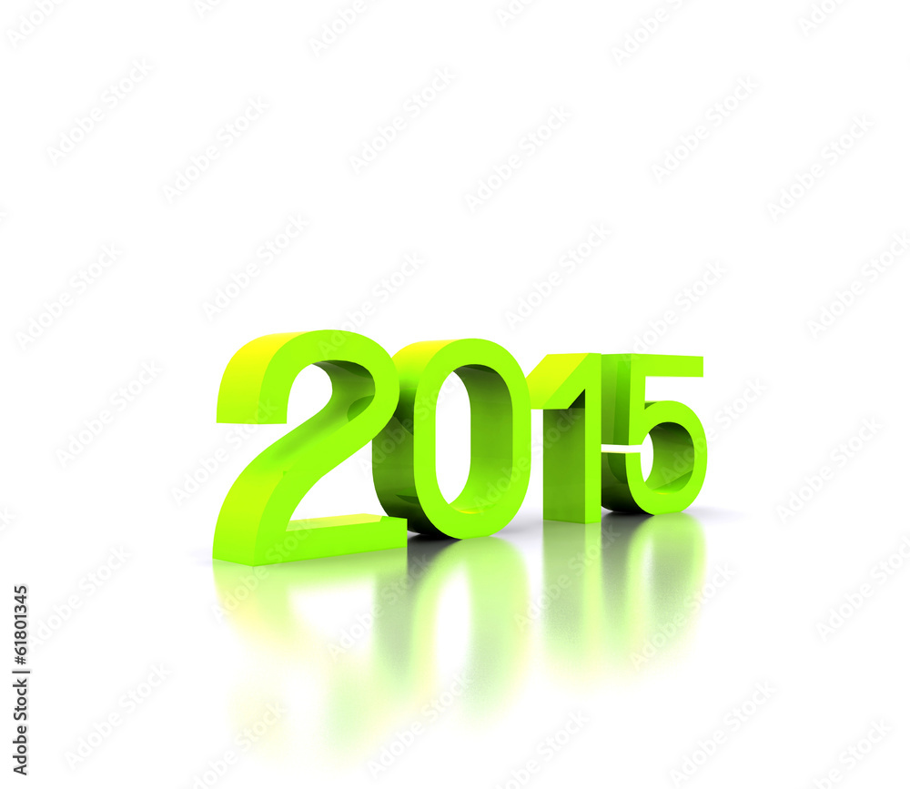 Here comes the new year ... 2015 - 3D Here comes the new year ... 2015 - 3D