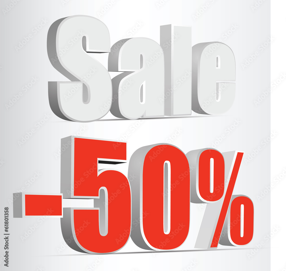 Vector 3D rendering of a 55 percent. Vector. red Vector 3D rendering of a 55 percent. Vector. red