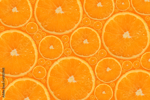 orange background