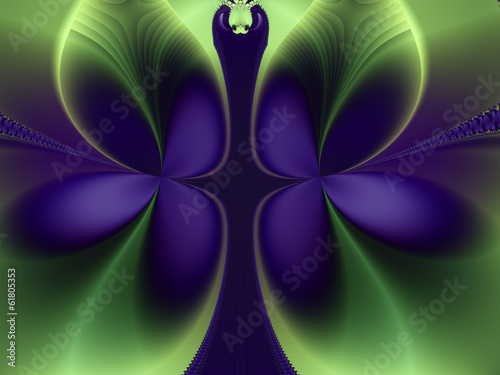 Fractal Background Pattern photo