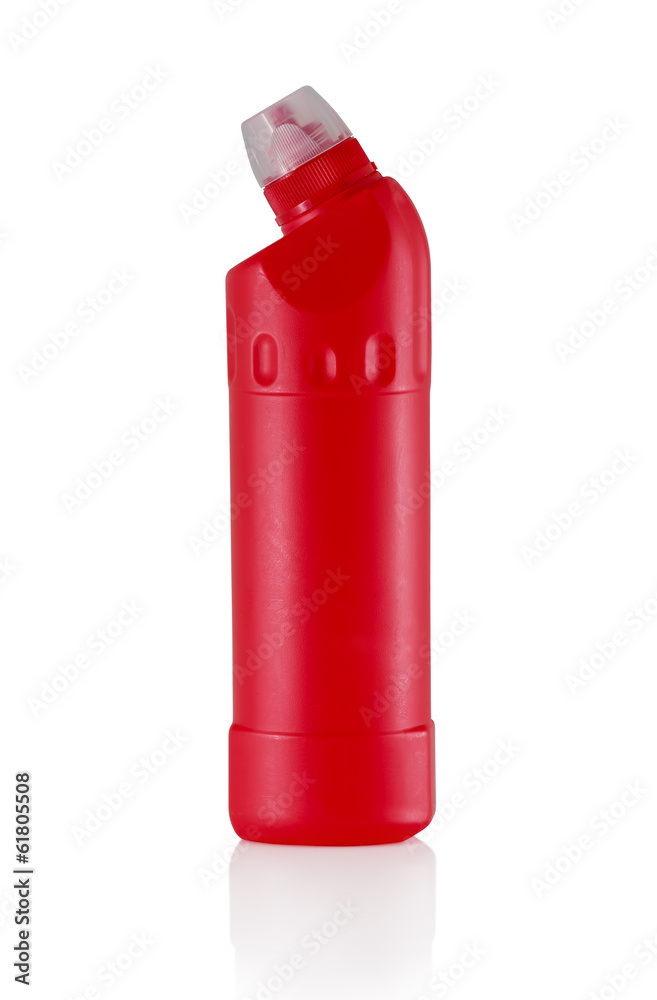 Plastic bottle isolated on white Plastic bottle isolated on white