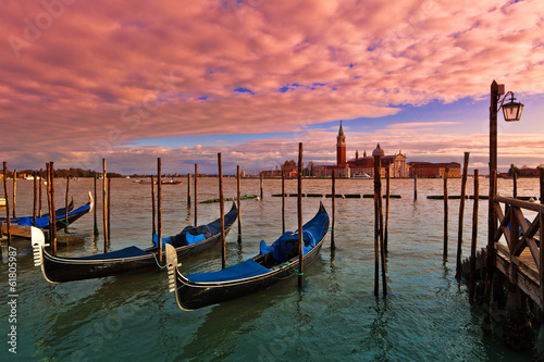 Sunset time in Venice, Italy. © Rostislav Glinsky