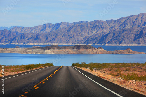 Scenic drive to Lake Mead photo