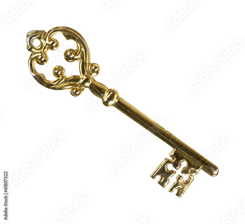 Ornate small skeleton key