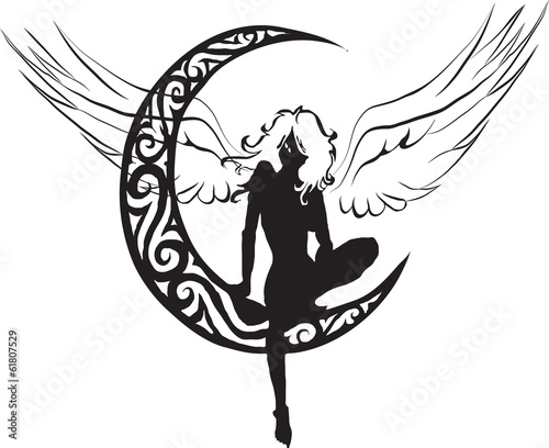 Angel of the moon