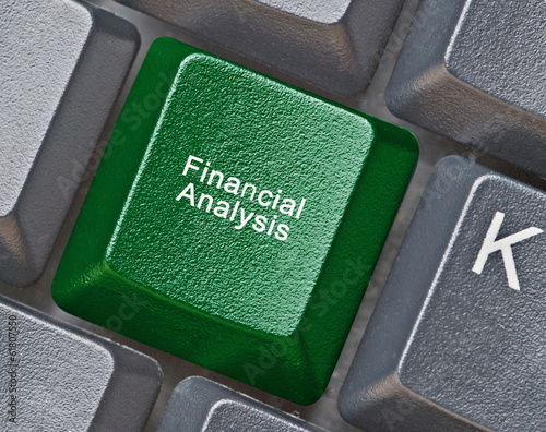 Keyboard with hot key for financial analysis