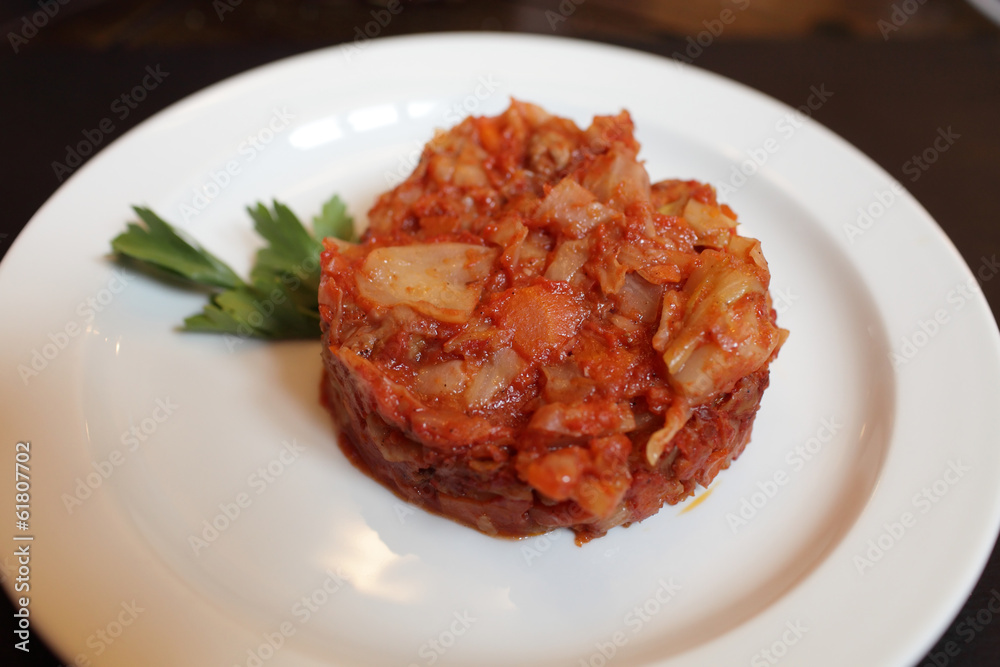 Cabbage with meat Cabbage with meat