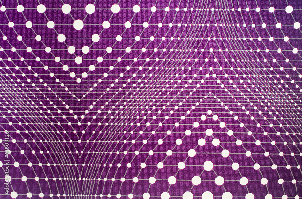 Background texture of lines and dots purple