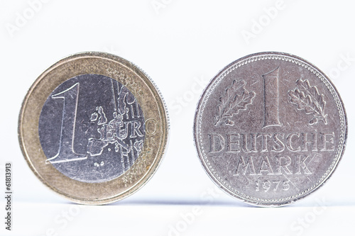 German Mark and Euro