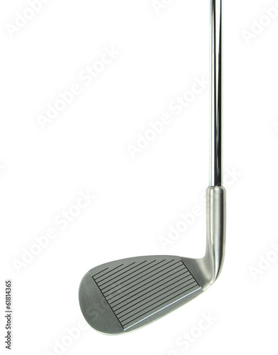 Golf club on white background photo