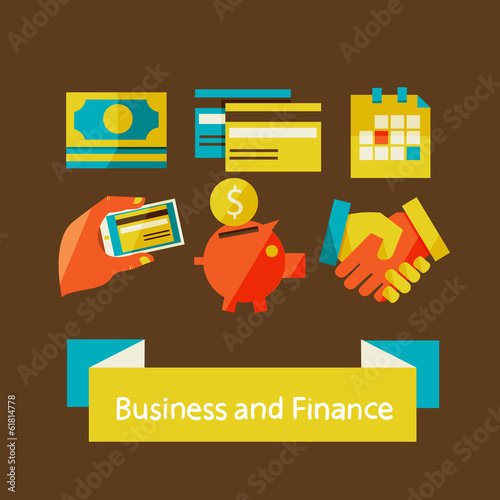 finance and business concept.