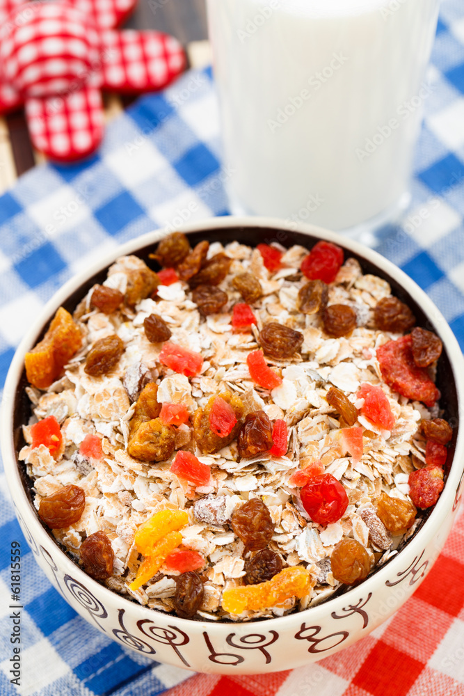 Muesli with dry fruits Muesli with dry fruits