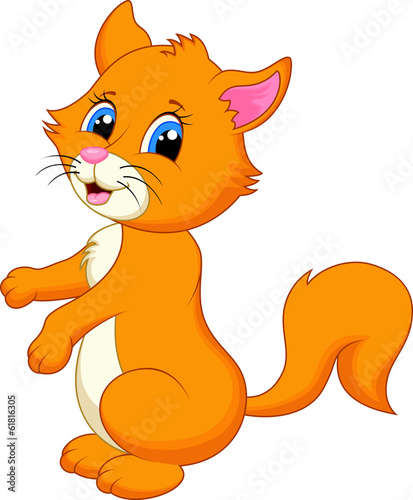 Cute cat cartoon