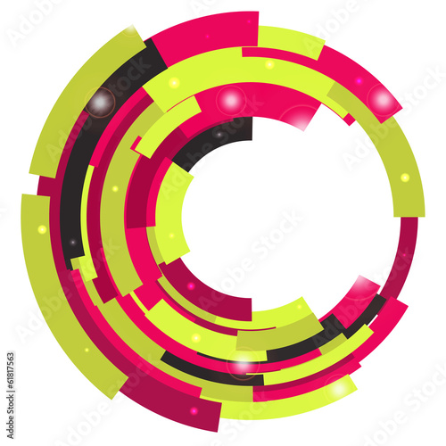 Abstract retro technological background