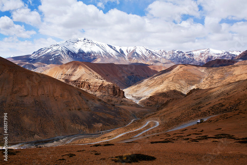 Himalaya mountain landscape at Manali - Leh road  India