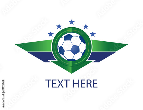 Soccer green shield