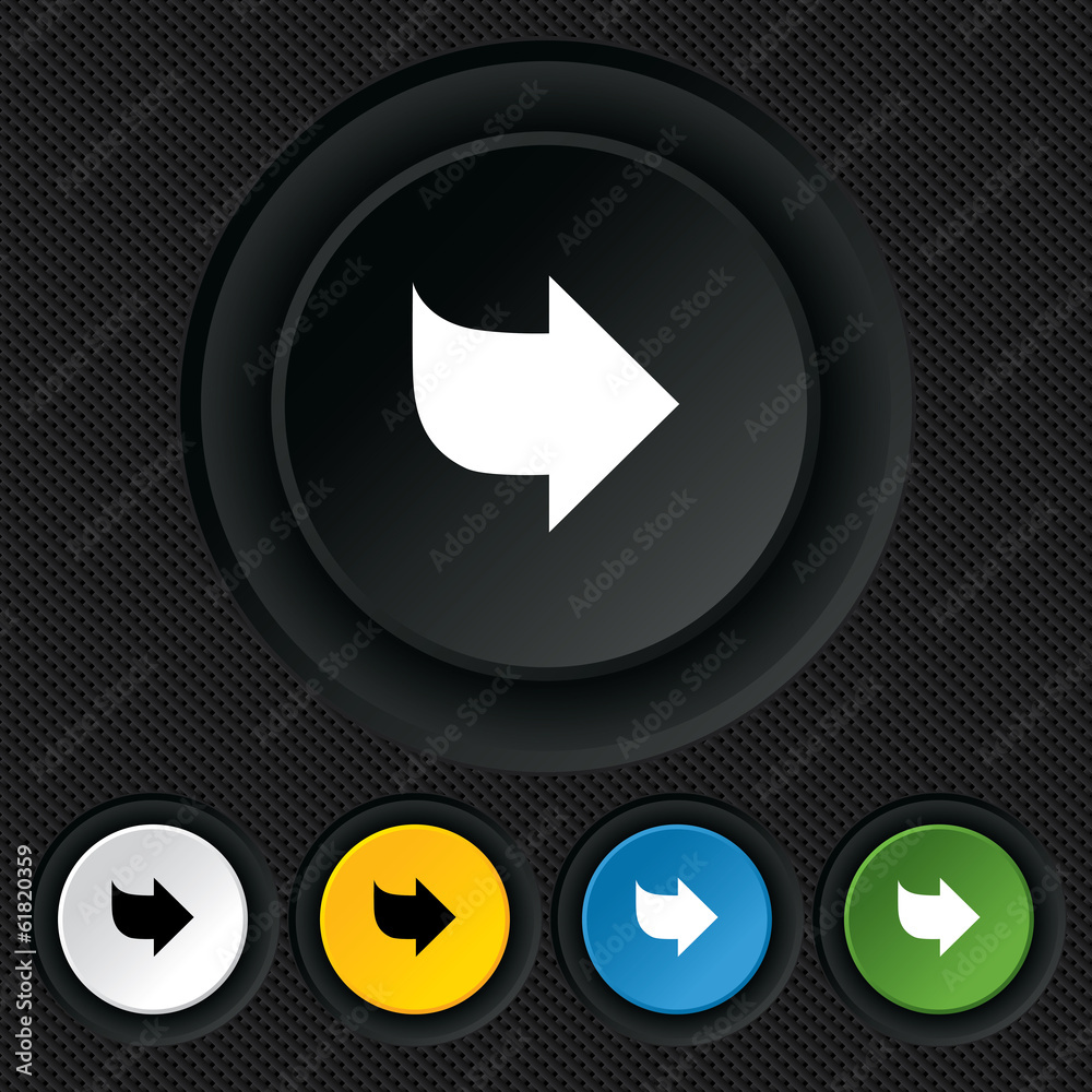 Arrow sign icon. Next button. Navigation symbol Arrow sign icon. Next button. Navigation symbol