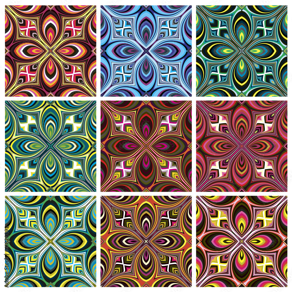 Modern South East Asian Art Design, vector set Modern South East Asian Art Design, vector set