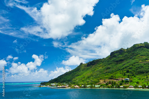 Paradise view of Moorea Islands, Cook's Bay, French Polynesia © MF
