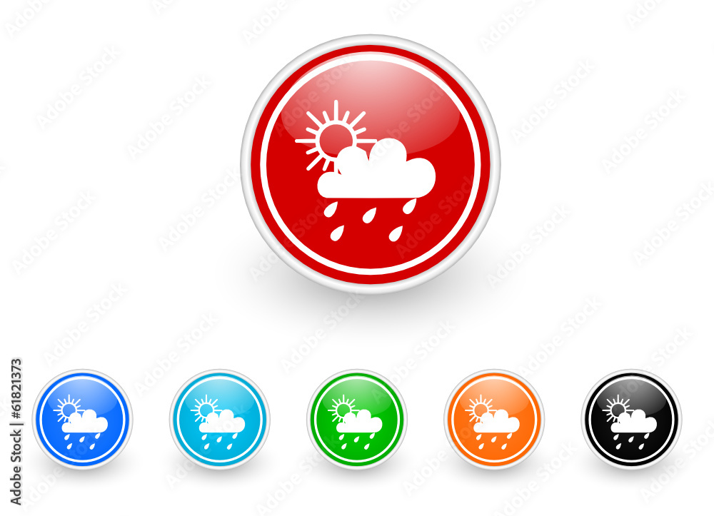 rain icon vector set rain icon vector set