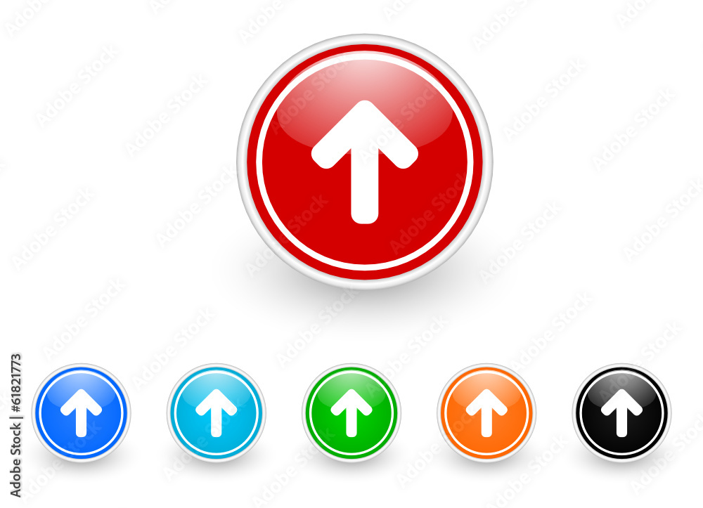 arrow up icon vector set arrow up icon vector set