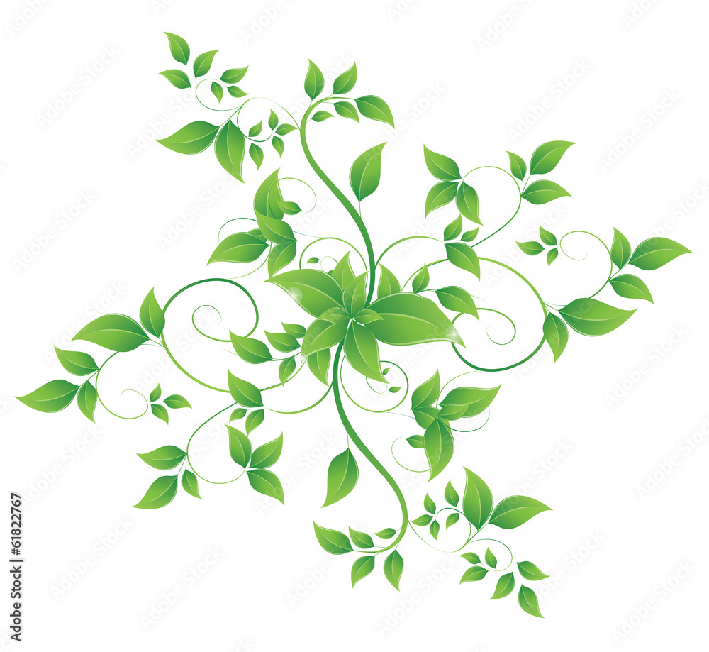leaves in the form of abstract banner leaves in the form of abstract banner