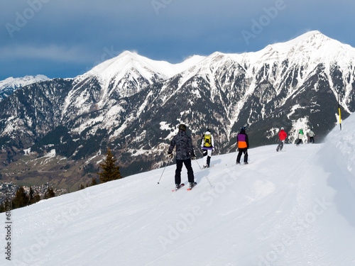 Skiing area in the Alps © wjarek