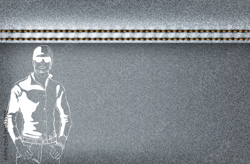 denim gey background