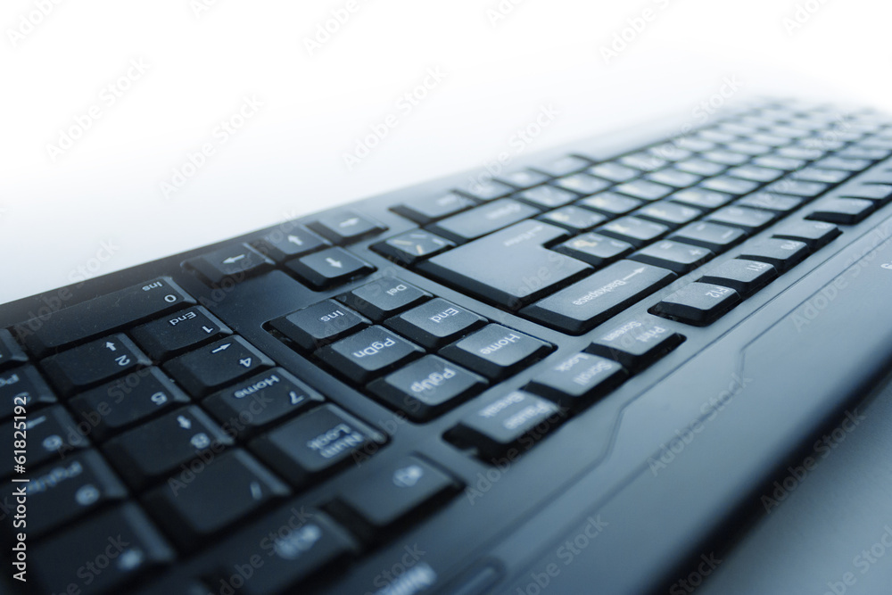 computer keyboard. Technology and internet concept background.
