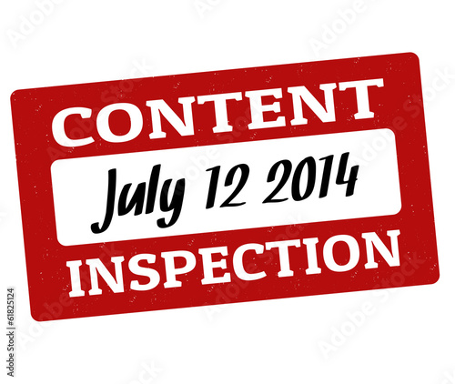 Content inspection stamp
