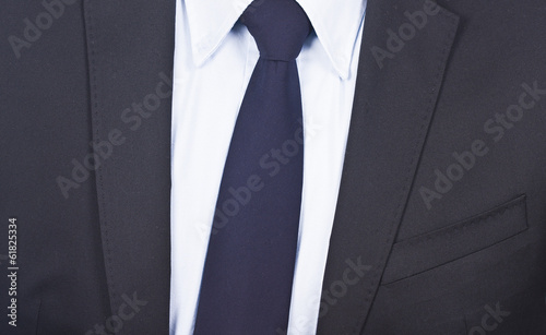 Foreground lifestyle businessman in suit and tie