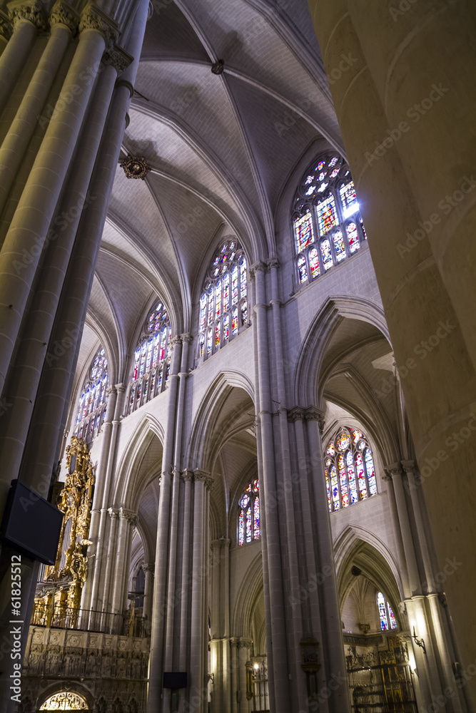 Gothic.cathedral of Toledo, imperial city. Spain Gothic.cathedral of Toledo, imperial city. Spain