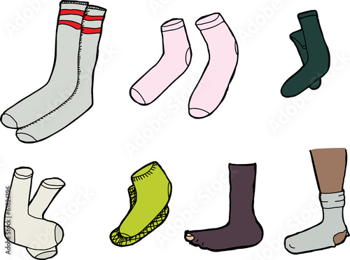 Isolated Socks