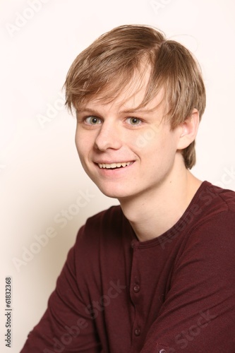 Teenaged Boy with Big Happy Smile © Dog Paw Productions