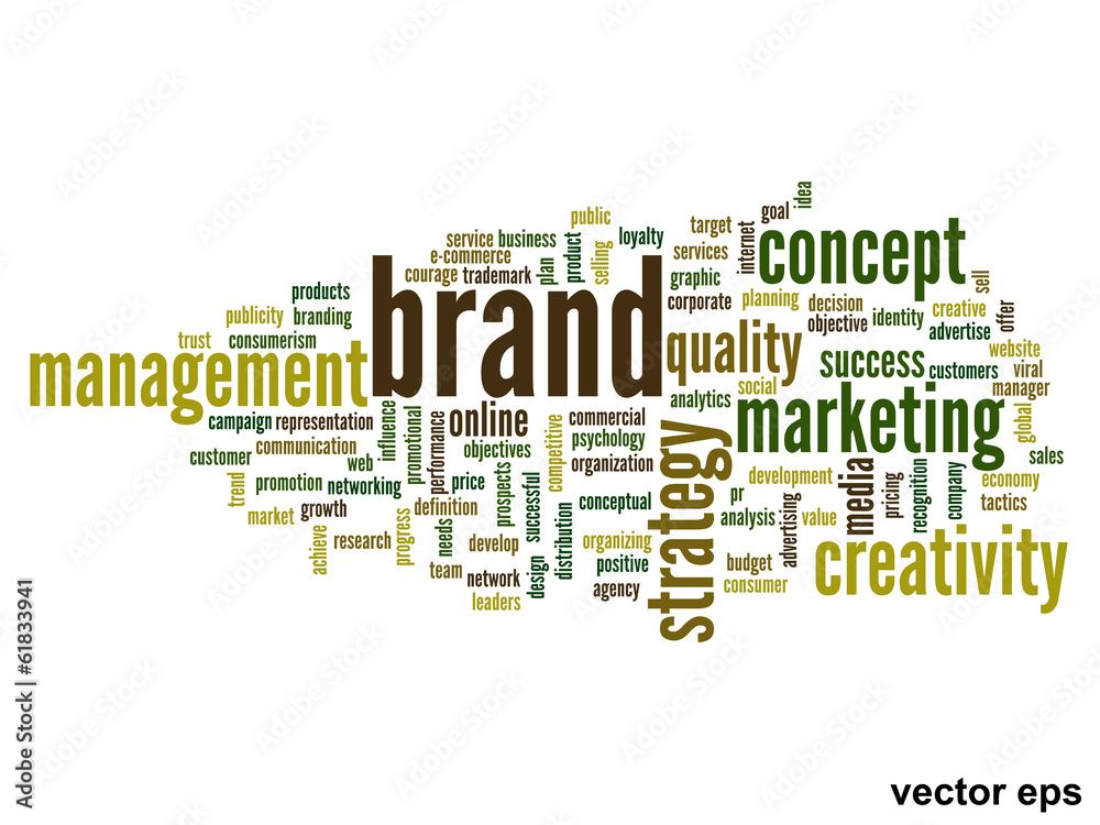 Vector conceptual business word cloud Vector conceptual business word cloud