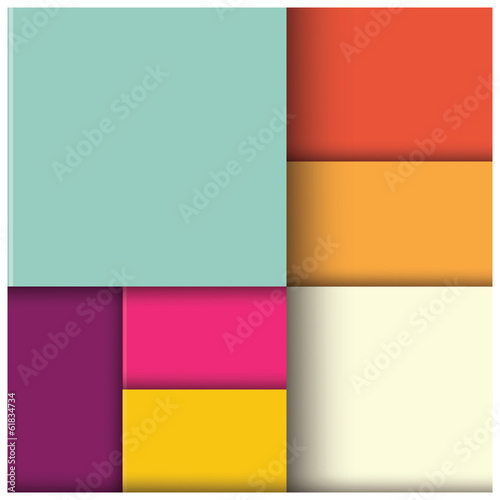 Abstract geometric 3d square background, template