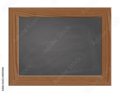 Tafel Schiefer grau mit Holzrahmen