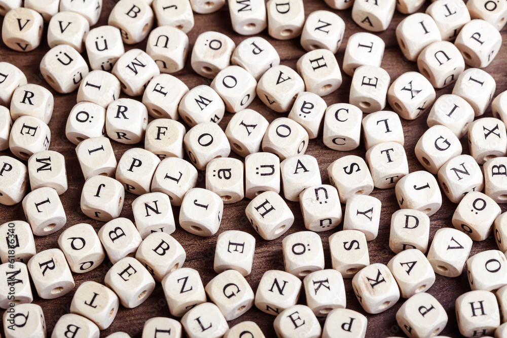 Letter dices chaos Letter dices chaos