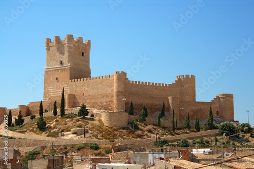 Villena Castle in Costa Blanca Alicante Spain