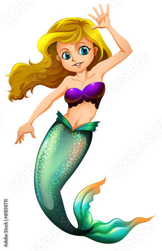 A pretty mermaid