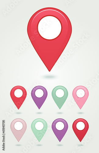 Mapping pins icon