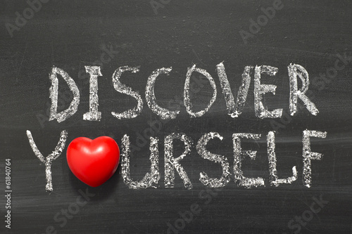 Obraz na płótnie discover yourself