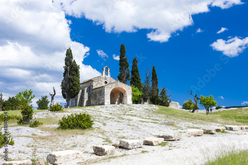 Chapel St. Sixte near Eygalieres, Provence, France photo