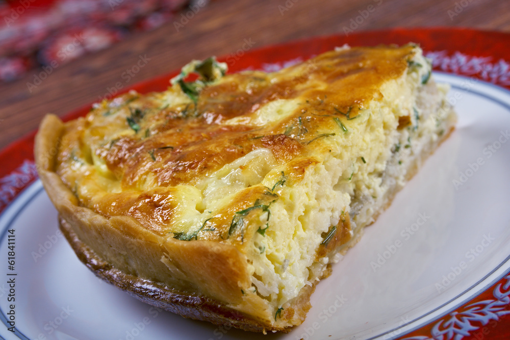 quiche with halibut quiche with halibut