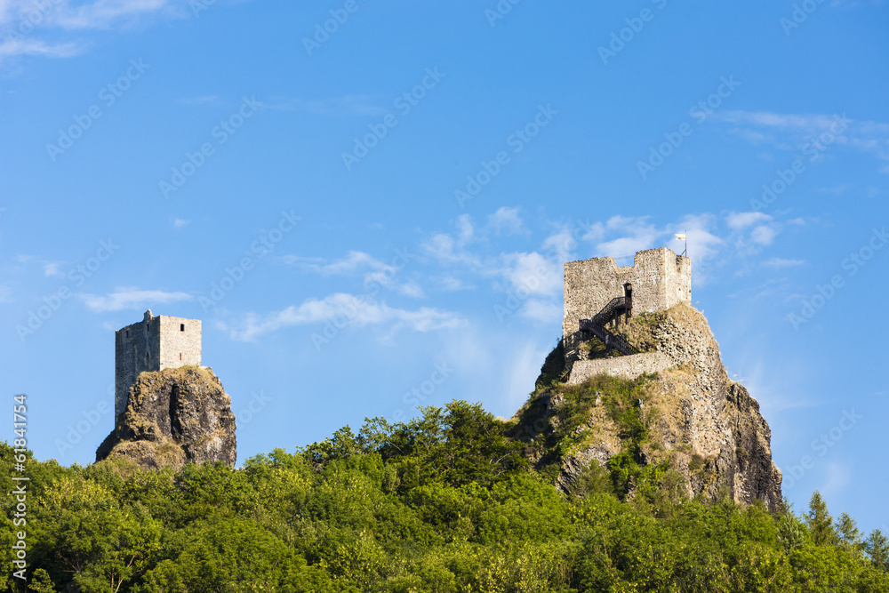 ruins of Trosky Castle, Czech Republic ruins of Trosky Castle, Czech Republic
