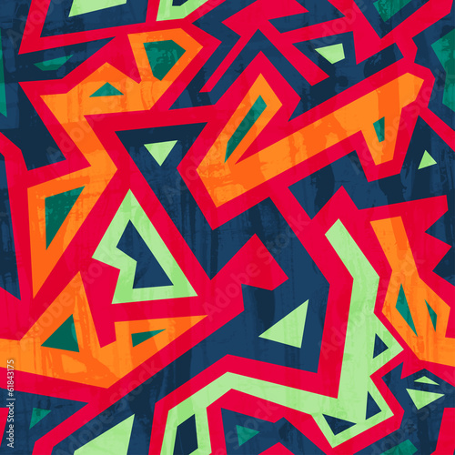 ancient seamless pattern with grunge effect