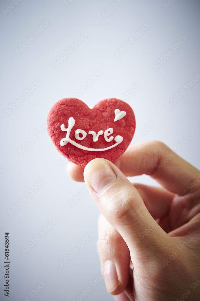 Obraz premium Valentine Hearts Cookies