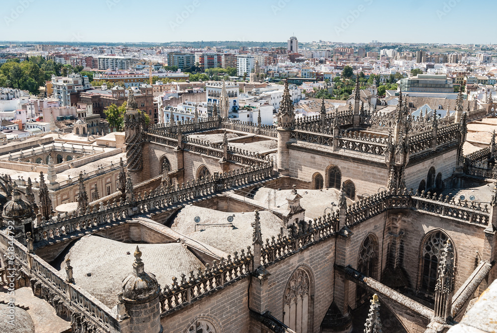 Seville  (Siviglia) - The Cathedral of Saint Mary of the See.