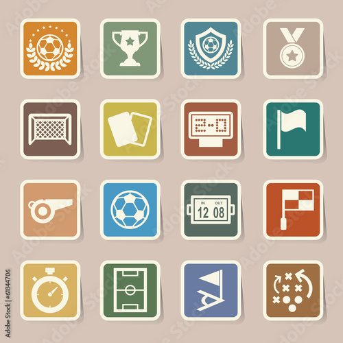 Soccer Icons set.