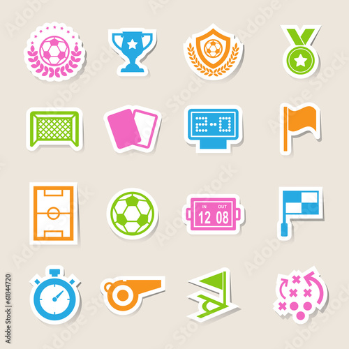 Soccer Icons set.